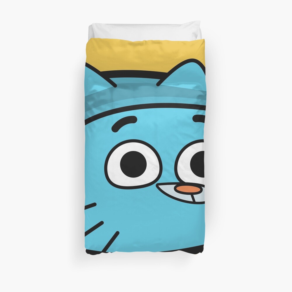 Gumball Watterson - The Amazing World of Gumball Boxheadz Duvet Cover