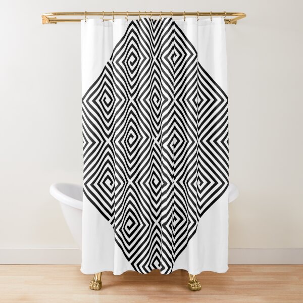 Puzzling World Shower Curtain