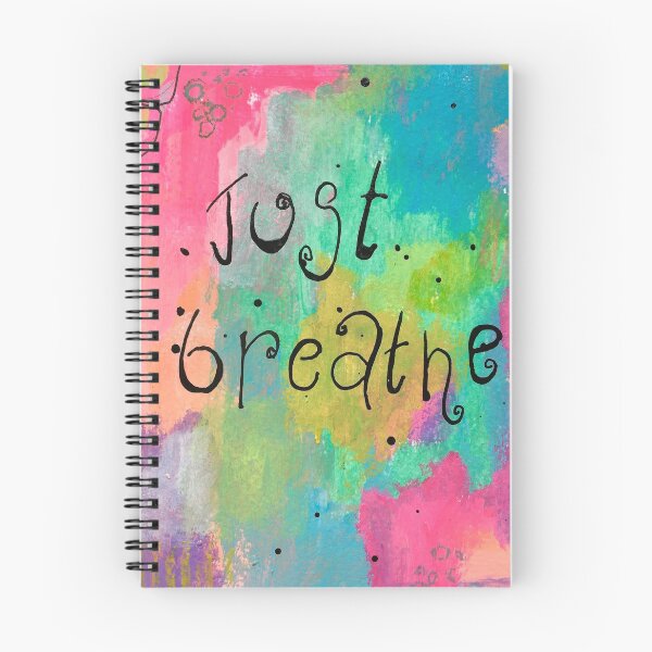 Item preview, Just Breathe Rainbow Art designed and sold by MyCraftyNell.