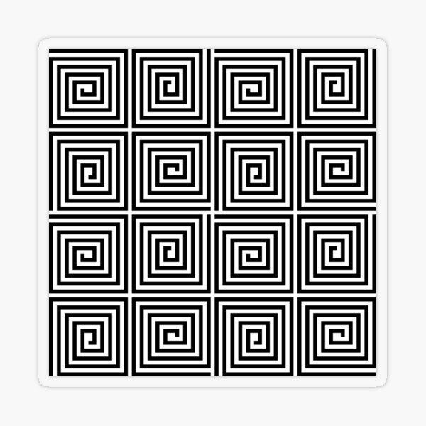 Optical Illusion Transparent Sticker