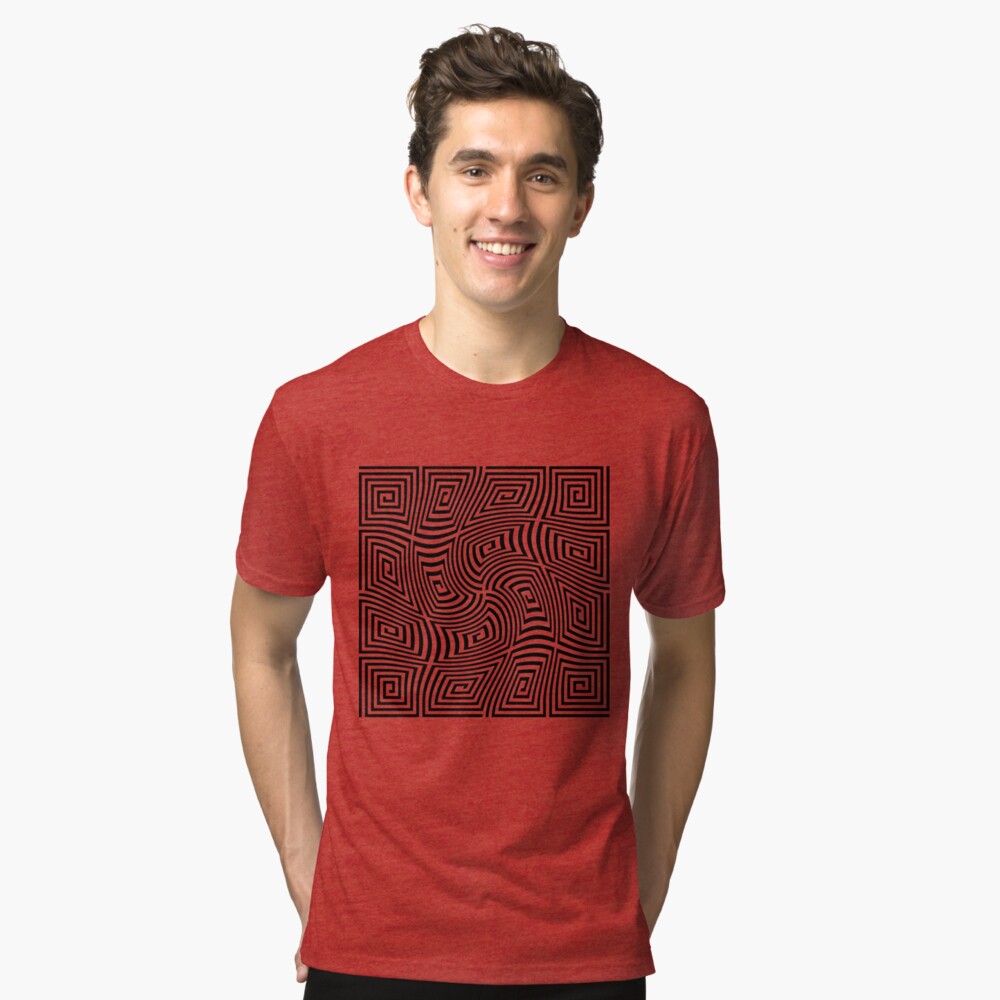 Optical Illusions,  ra,triblend_tee,x2150,red_triblend,front-c,242,133,1000,1000-bg,f8f8f8