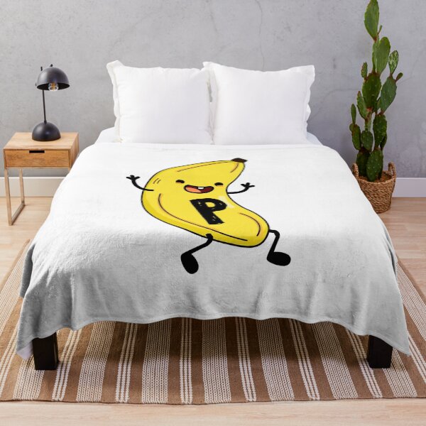 Item preview, Alphabet Letter P Cute Groovy Banana designed and sold by kidsmonogram.