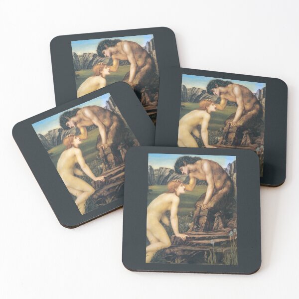 Item preview, Edward Burne-Jones - Psyche and Pan (1874) designed and sold by knightsydesign.