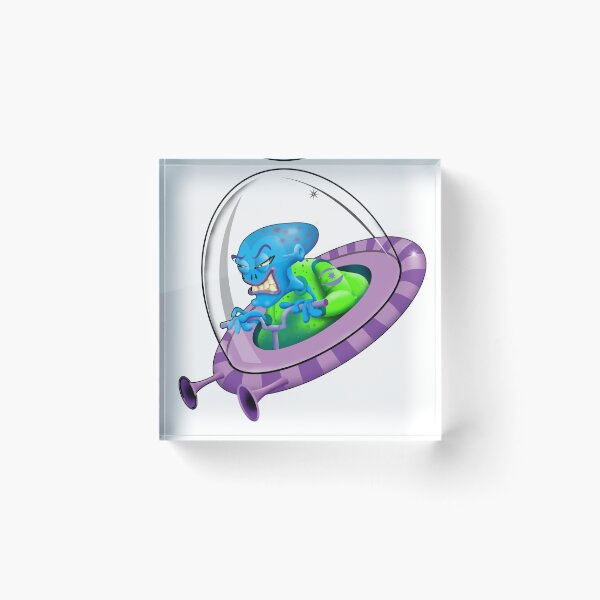 Item preview, UFO With Alien designed and sold by Salocin.