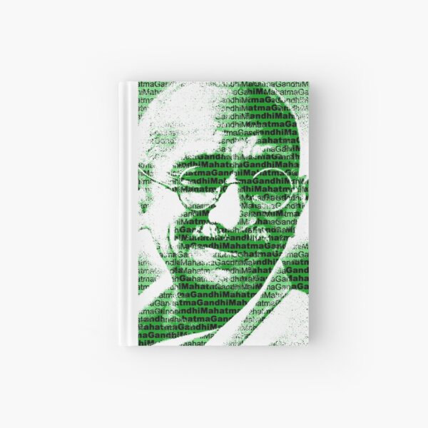 Mahatma Gandhi portrait with multicolour background 