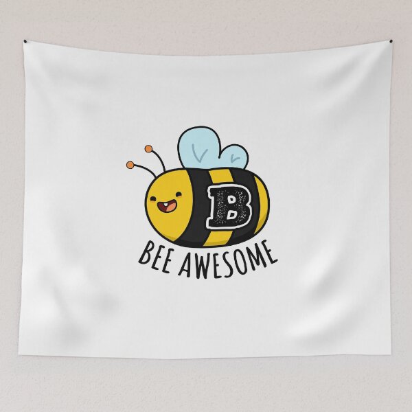 Artikelvorschau, Alphabet Buchstabe B Biene Awesome entworfen und verkauft von kidsmonogram.