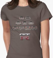 Camiseta entallada para mujer Nissan Skyline White