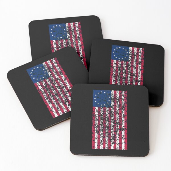 Item preview, Distressed Grunge Style Vertical Betsy Ross Flag  graphic designed and sold by NoveltyMerch.
