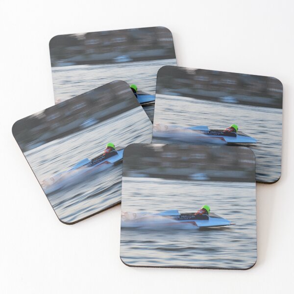 Item preview, Powerboat Racing at Oulton Broad - Hydroplane - Wayne Turner designed and sold by jamesknightsart.