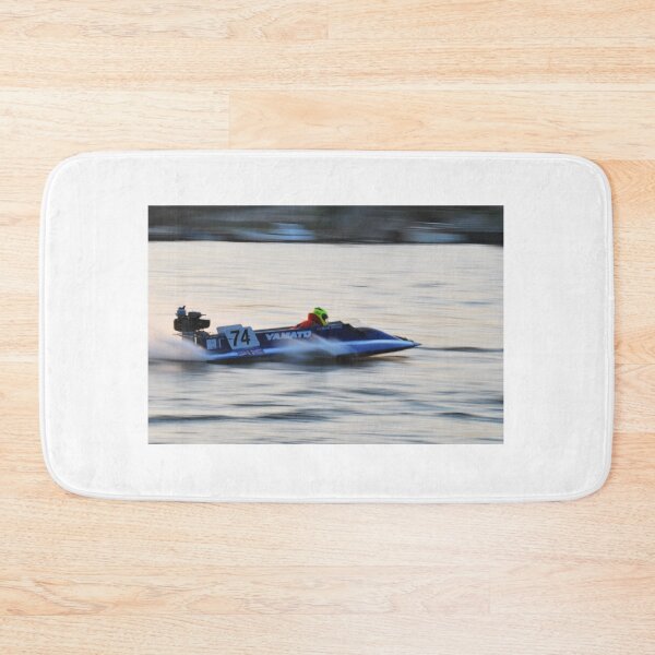Item preview, Powerboat Racing at Oulton Broad - OSY400 - Sean Woods designed and sold by jamesknightsart.