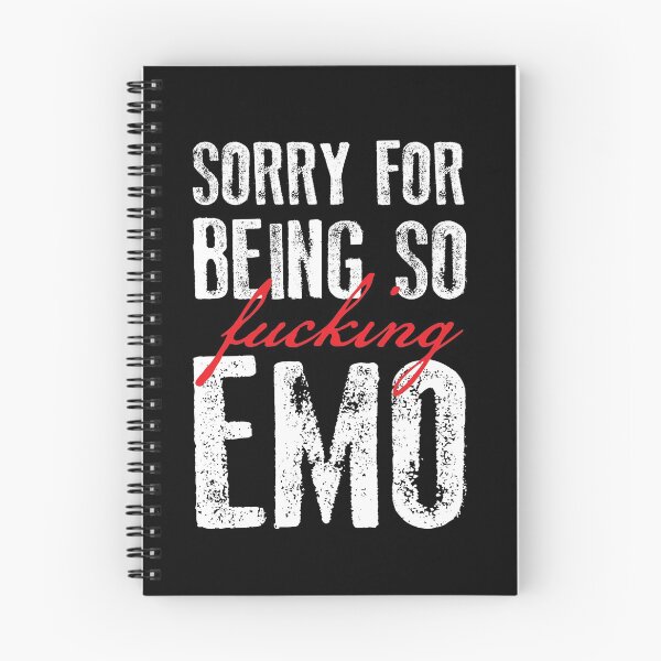 Item preview, Sorry for being so Emo - White Text designed and sold by WonderFerts.