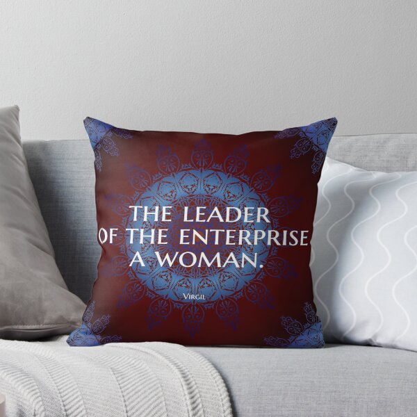 Item preview, Leader of the Enterprise A Woman Literary Quote Virgil designed and sold by STPBooks.