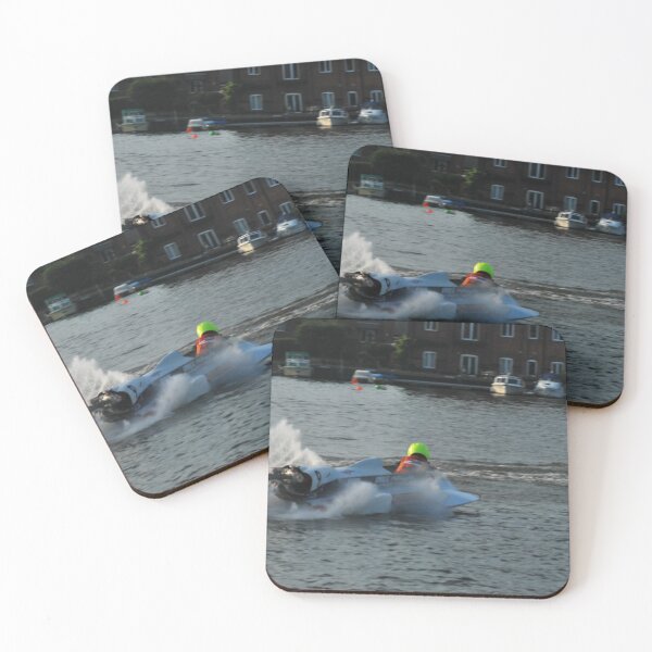 Item preview, Powerboat Racing at Oulton Broad - Hydroplanes - Wayne Turner designed and sold by jamesknightsart.