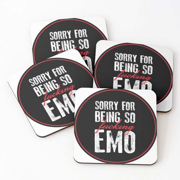 Item preview, Sorry for being so Emo Sticker designed and sold by WonderFerts.