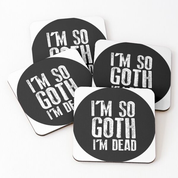 Item preview, I'm so Goth I'm Dead Sticker designed and sold by WonderFerts.