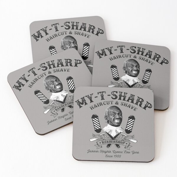 My-T-Sharp Barbershop Coasters (Set of 4)