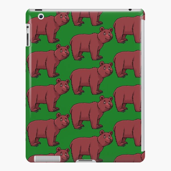 brown bear with friendly smile iPad Snap Case