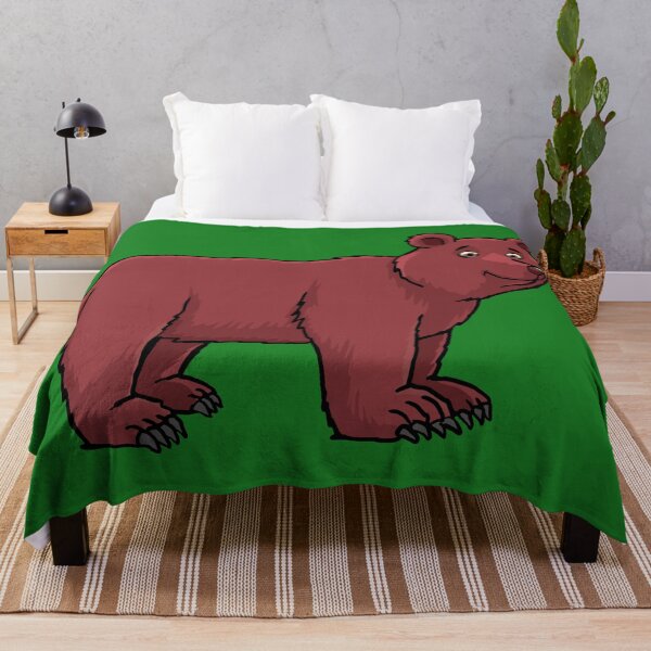 Item preview, brown bear with friendly smile designed and sold by duxpavlic.
