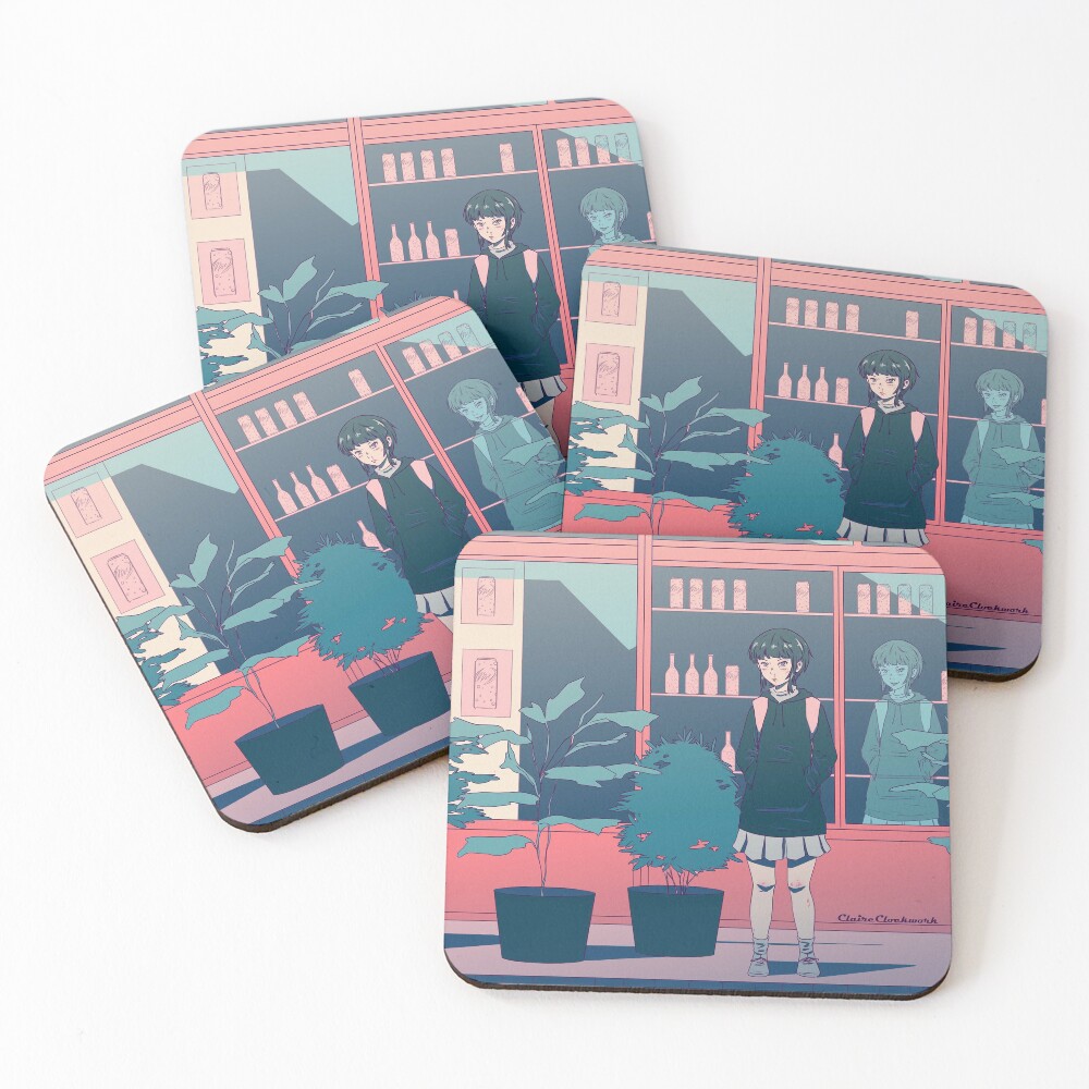 Item preview, Coasters (Set of 4) designed and sold by ClaireClockwork.