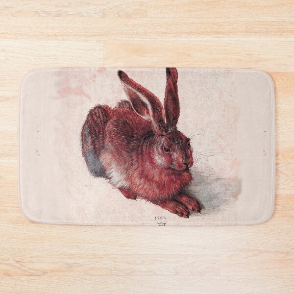 Item preview, RED RABBIT -YOUNG HARE Antique Animal Drawings designed and sold by BulganLumini.