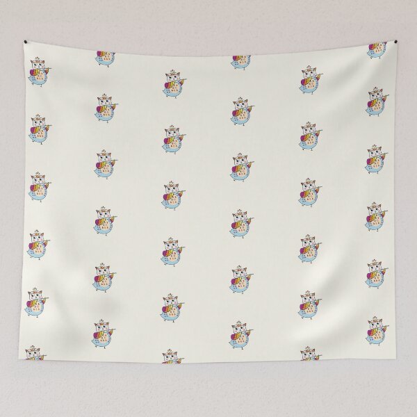 Item preview, Cute Owl Playing Flute and Dancing to Music designed and sold by Kate Hyunsu Cho.
