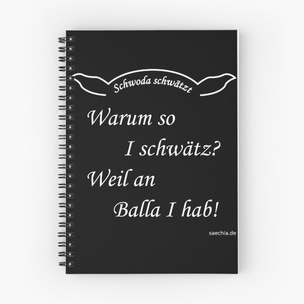 Item preview, Schwoda is chattering - because I have Balla I! - White designed and sold by saechla.