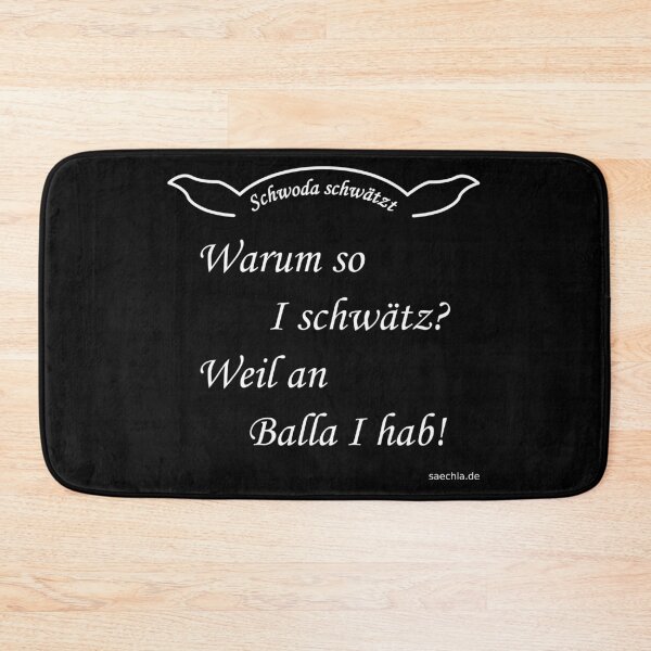 Item preview, Schwoda is chattering - because I have Balla I! - White designed and sold by saechla.