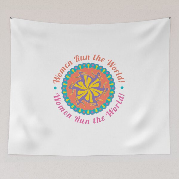 Item preview, Women Run the World! – Teal and Orange designed and sold by MacArtistry.