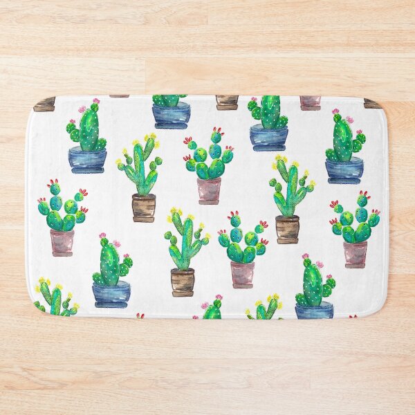 Item preview, Watercolor Cactus Pattern designed and sold by Sebastian Grafmann.