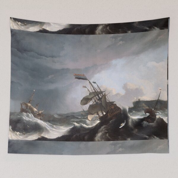 Item preview, Subtly Ruined Warships During a Storm - Surfer designed and sold by weavernap.