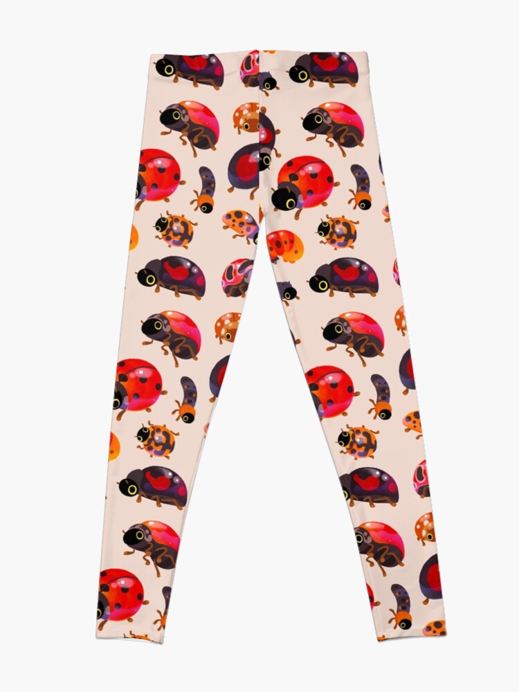 Thumbnail 4 of 5, Leggings, Lady beetles designed and sold by pikaole.