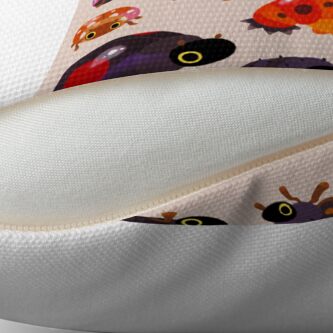 Alternate view of Lady beetles Floor Pillow