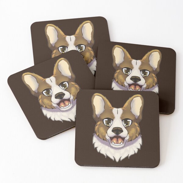Artikelvorschau, Dunkelrot / Brauner Corgi entworfen und verkauft von Bamsdrawz.