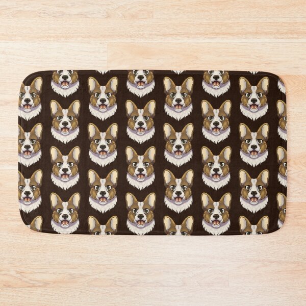 Artikelvorschau, Dunkelrot / Brauner Corgi entworfen und verkauft von Bamsdrawz.