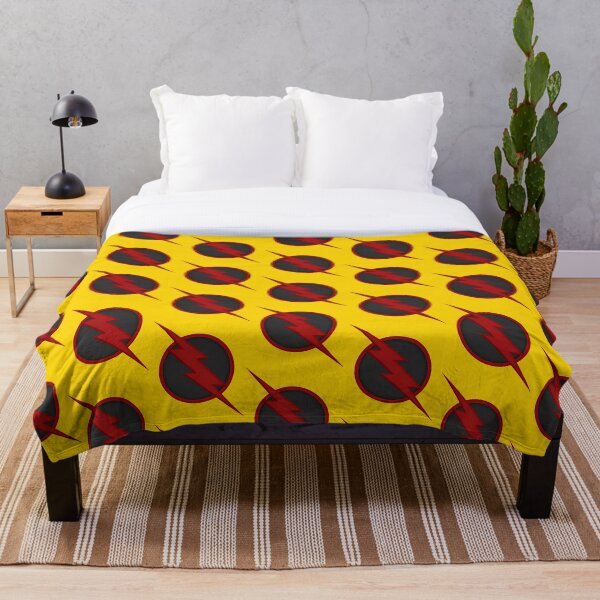 Yellow Zoom Throw Blanket