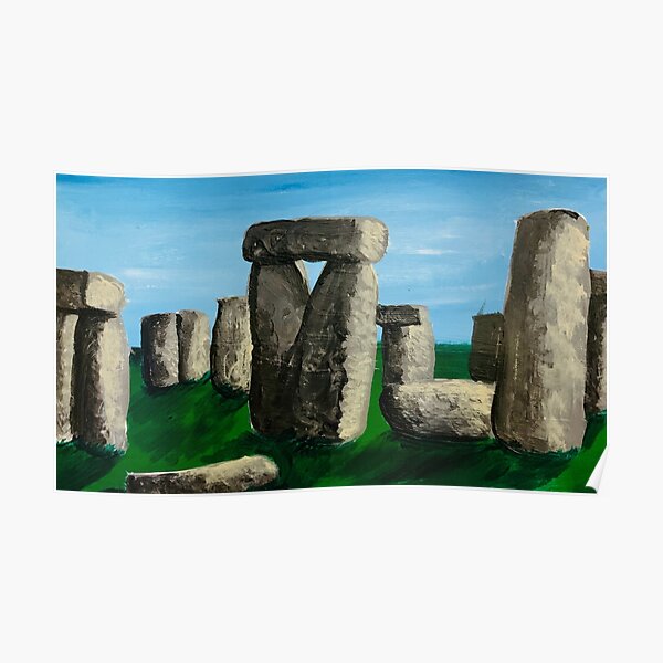 Framed Print Picture Poster Ancient Aliens Art Stonehenge English Heritage 