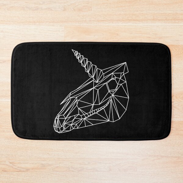 Item preview, Geometric Unicorn Skull WHITE designed and sold by VolatileMatter.