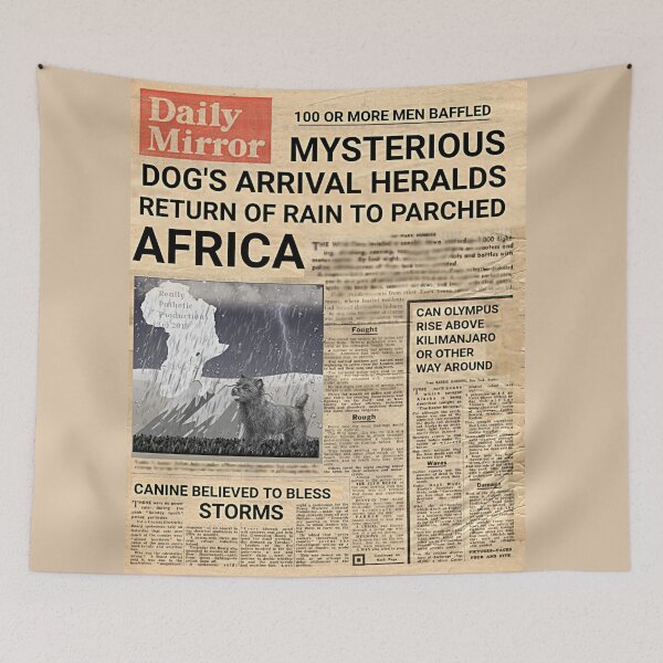 Item preview, Dog gives blessing to drought stricken land designed and sold by reallypathetic.