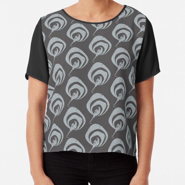 Wellensittich Design XII Chiffon Top