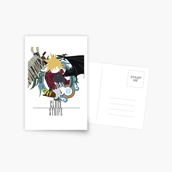 Cloud Strife Medal Light Khux Postcard By Picapickup Redbubble