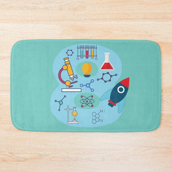 Item preview, Youth Blue Number #8 Years Old print Science Birthday Kids designed and sold by doodabobs.