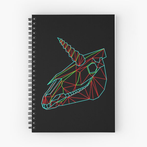 Item preview, Geometric Unicorn Skull TRICOLOR designed and sold by VolatileMatter.
