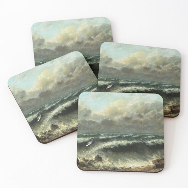 Item preview, Subtly Ruined Waves by Courbet - Surfer designed and sold by weavernap.