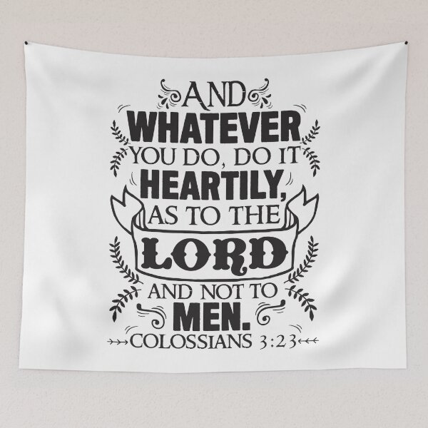 Item preview, Colossians 3:23 designed and sold by plushism.