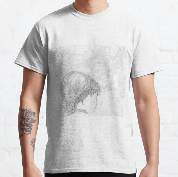 back of female head/seen on bus -(240511)- Pencil/A4 Classic T-Shirt