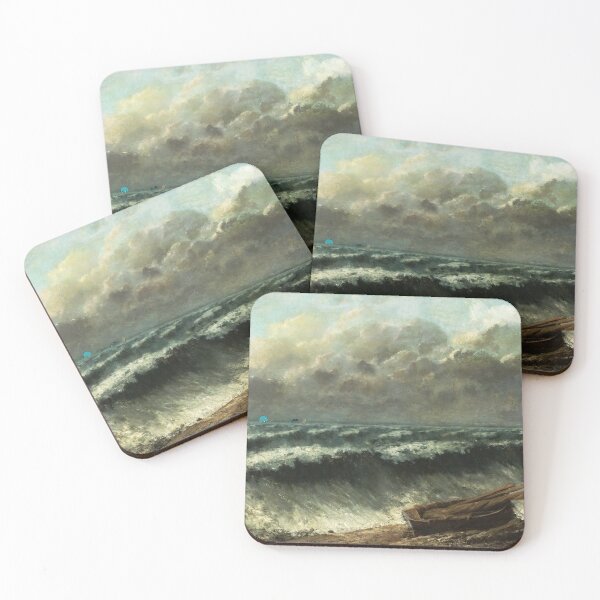Item preview, Subtly Ruined Waves by Courbet - Giant Octopus! designed and sold by weavernap.