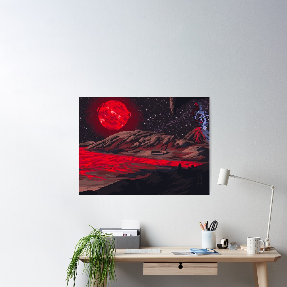 Lava Planet Poster