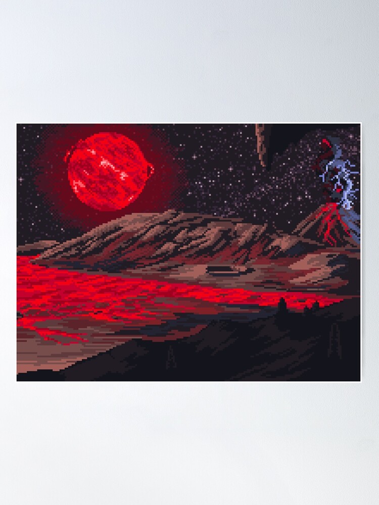 Alternate view of Lava Planet Poster