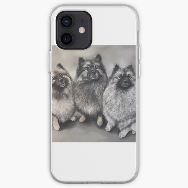 Keeshond trio iPhone Soft Case