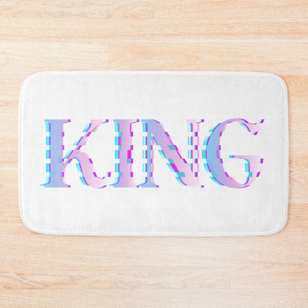 Item preview, King glitch design. designed and sold by emphatic.